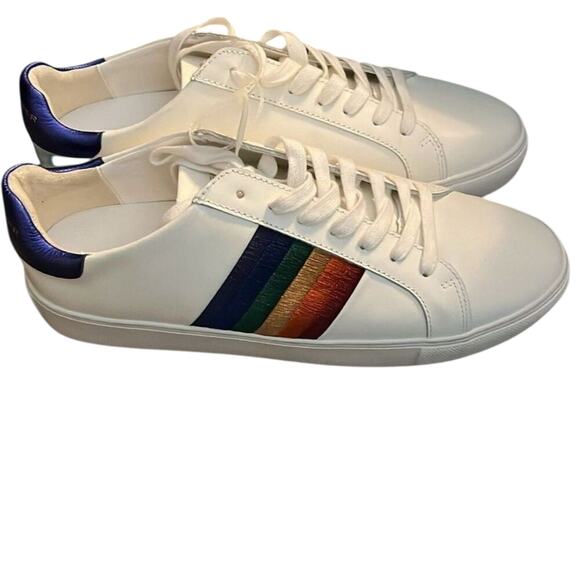 Kurt Geiger London Lennon Embroidered Sneakers Size 45-US Size 12 - Picture 1 of 2